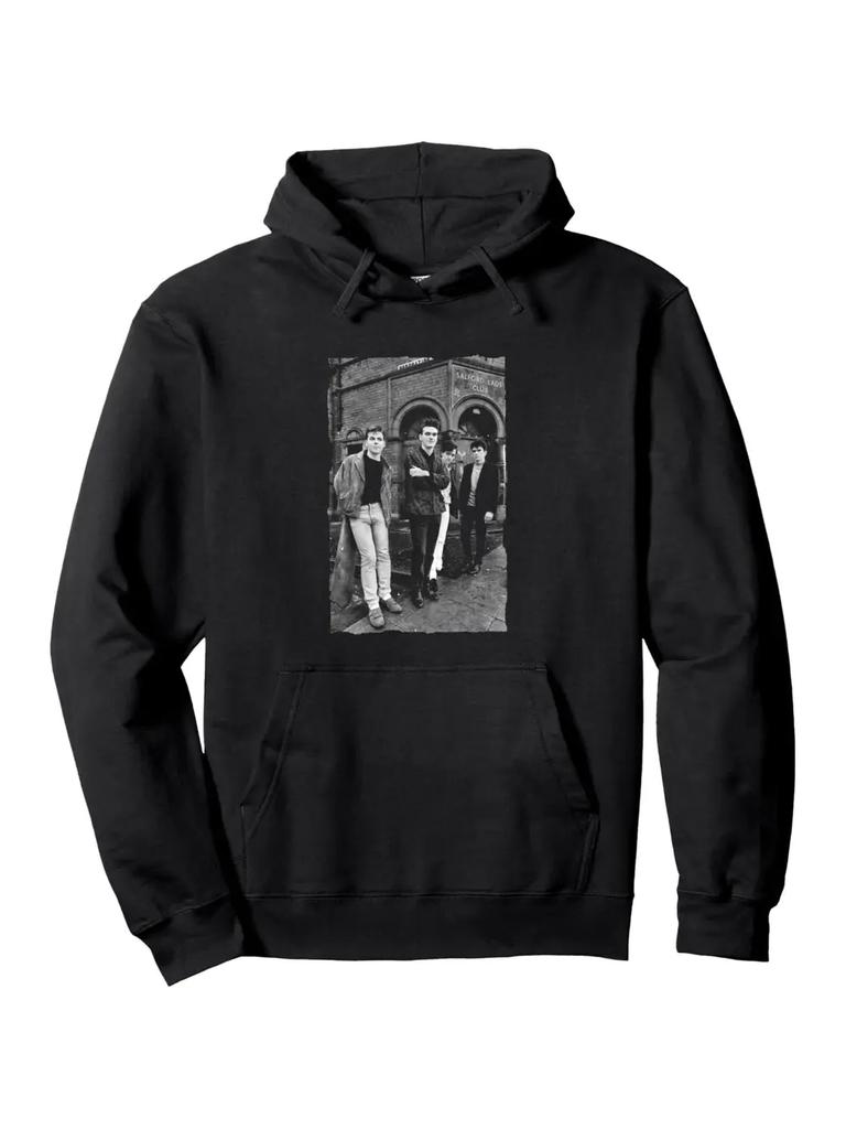Salford Lads Club Graphic Hoodie - "The Queen Is Dead" Print