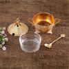 Kitchen Seasoning Jar Alloy Carved Storage Jars Sugar Cup Salt Shaker Spice Jar Seasonings Box Spice Bottle Spices Container