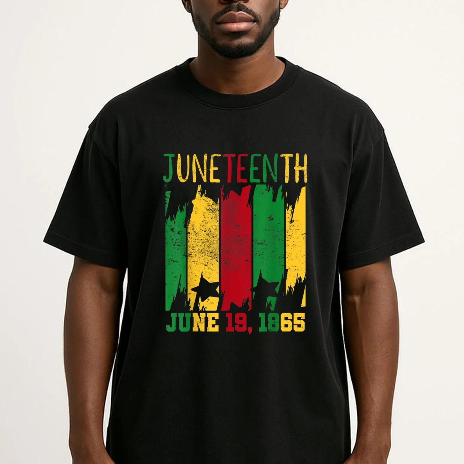 Juneteenth, June 19th 1865 Tee, Retro Juneteenth Shirt, Black History Day Shirt L