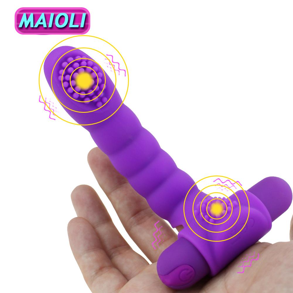 Fingerhülle Dildo Vibrator G-Punkt Massage Klitoris Stimulieren Flirten Sexspielzeug für Frauen Weiblicher Masturbator Erwachsene Sexprodukte