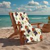 Ultra-Soft Beach Towel with Mario Theme,Ideal for Pool - Camping, Diving - Perfect Travel Essential, Vibrant Beach Towel.