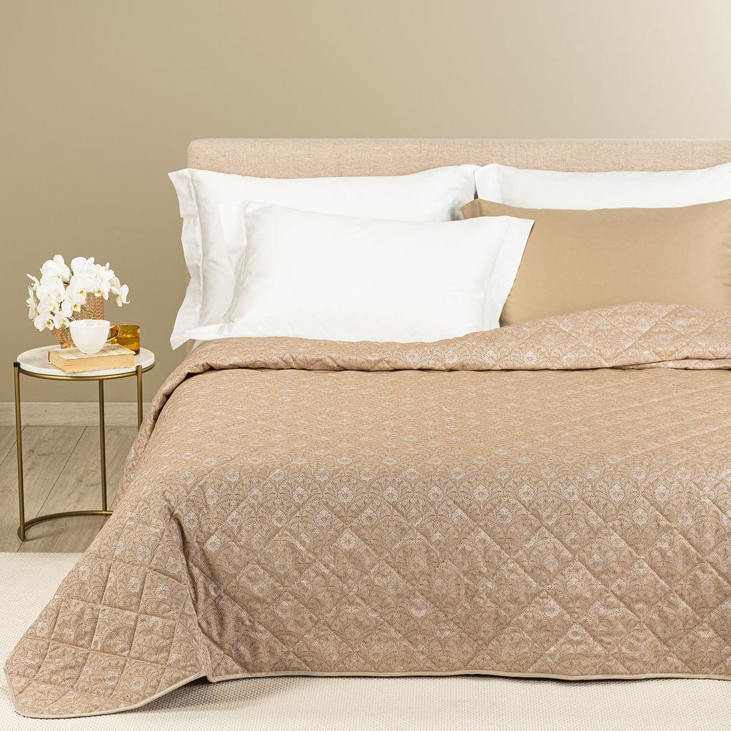 Copriletto Primaverile Danubio in Raso Jacquard 80 gr/mq