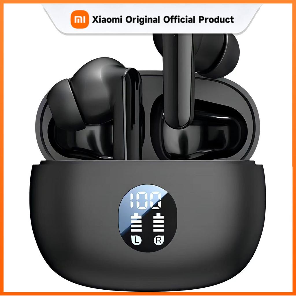 Xiaomi Wireless Earbuds,Bluetooth 5.4 Headphones Ear Buds With Noise Reduction,120H Playtime,IPX7 Waterproof,Touch Control LED Display
