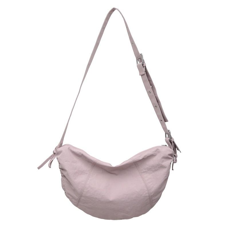 Nylon Duffle Bag For Women With Zipper Pocket And Casual Style