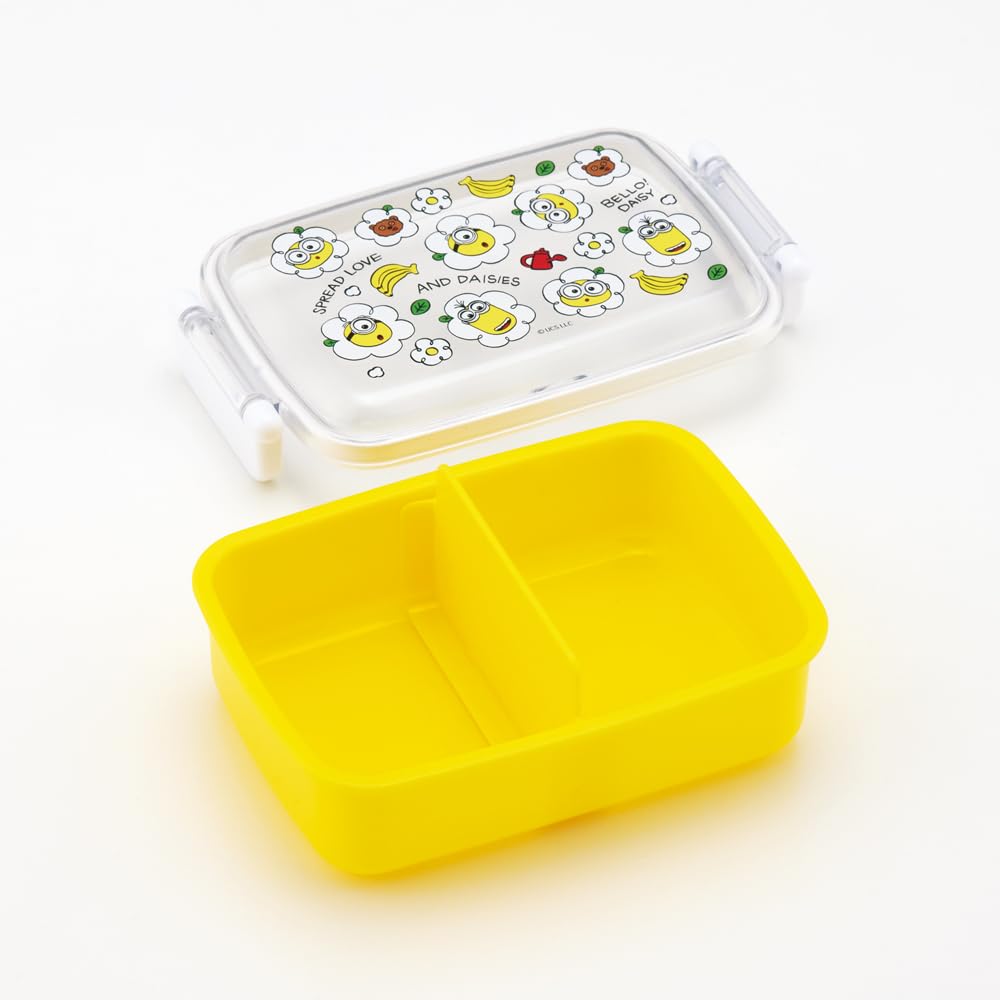Skater Lunch with a Soft Single Made In Minion 24 for Boys and Girls Children's Box, 450ml, Dome-Shaped Lid, Tier, Japan, Design, (RBF3ANAG-A)