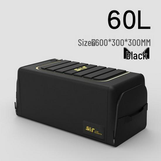 Waterproof Foldable Oxford Cloth Car Trunk Organizer - Large Capacity, Scratch-Resistant Storage Box for Home and Car Use