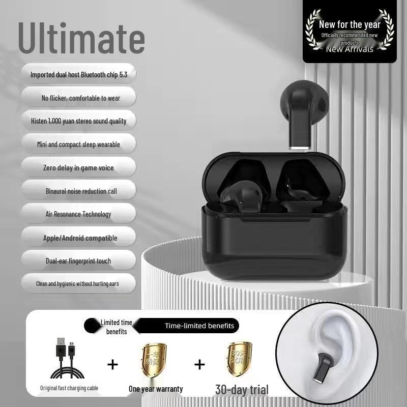 2025 Kabellose Bluetooth-Kopfhörer: Semi-In-Ear, Lange Akkulaufzeit, Kompatibel mit Apple & Android, Für Frauen entwickelt.