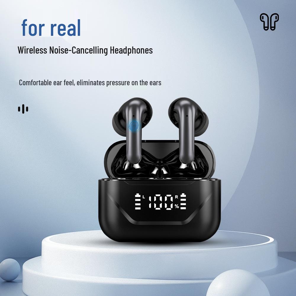 ANC+ENC Dual-Mic Wireless Bluetooth Earbuds with Intelligent Noise Cancellation, Long Battery Life, and Superior Sound Quality
