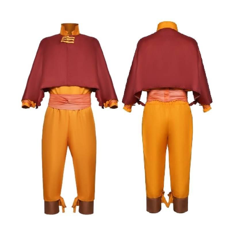 Stylish The Last Airbender Roleplay Costume With Soft Flexible Spandex Fabric