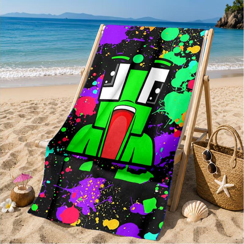 Colorful Game Friends Beach Towel, Microfiber Beach Towel, Perfect For Pool, Beach, Travel, Home Decor Beach Party Fan Gifts