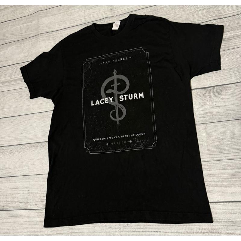 Lacey Sturm Flyleaf The Decree Album Promo T Shirt Black Large Rock Band Rare S разноцветный