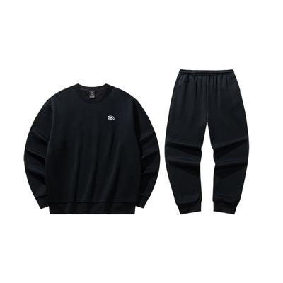 Lifestyle Serie Gebreide Winter Casual Sportpak Uniseks pak Zwart 972548202-2