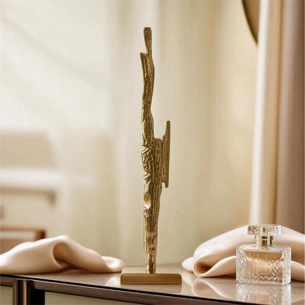 Abstract Sculpture Lustrous Table Centerpiece Creative for Living Room, Entryway