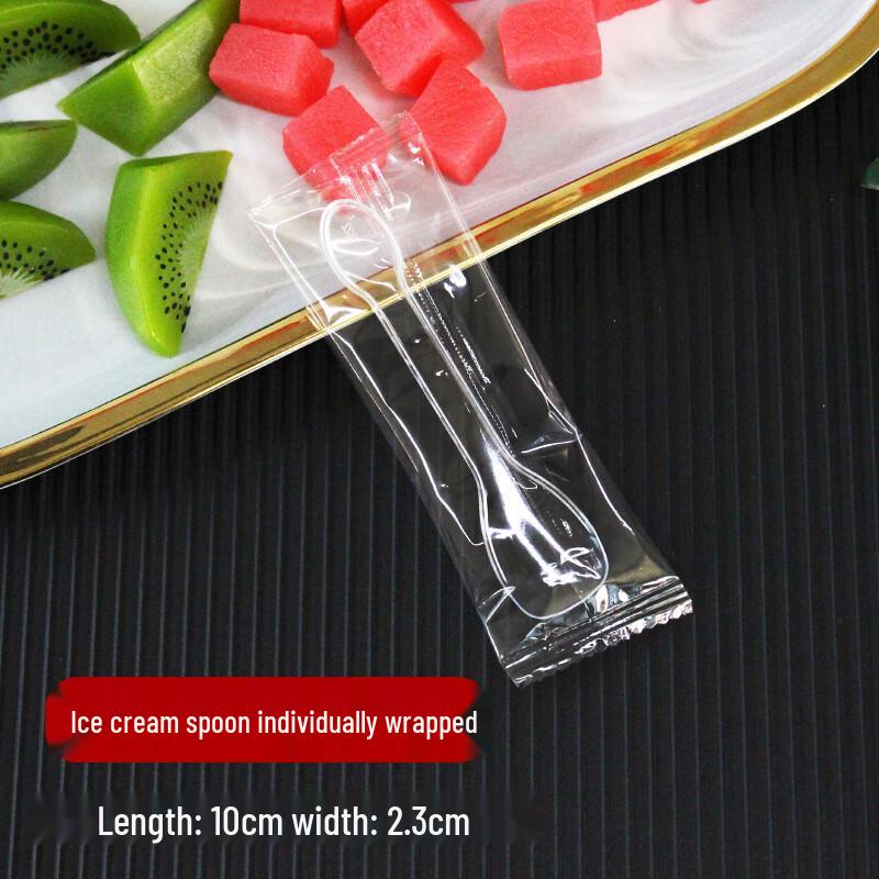 DYMAYKI Disposable Plastic Tasting Spoons