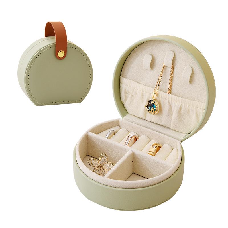 Cross-Border Diamond-Shaped Three-Layer Jewelry Organizer Box