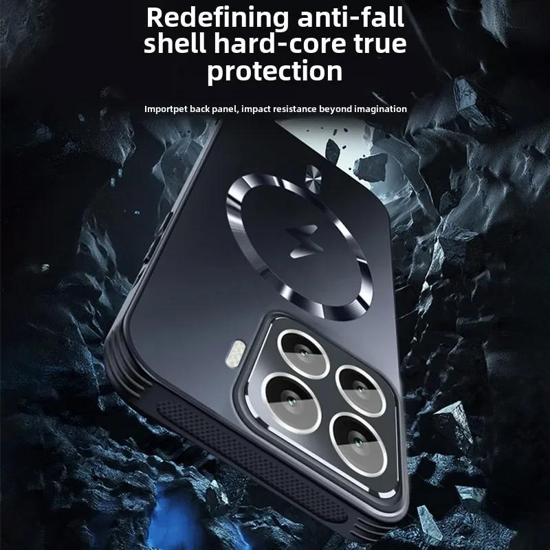 Magnetic Adsorption Phone Case for Xiaomi 15, 15 Pro, Heat Dissipation Function, Full Coverage, New