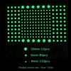 202 Pcs/Set 3D Bubble Stars Dots Luminous Wall Stickers Kids Room Home Decoration Decals Glow In The Dark Bedroom DIY Wallpaper