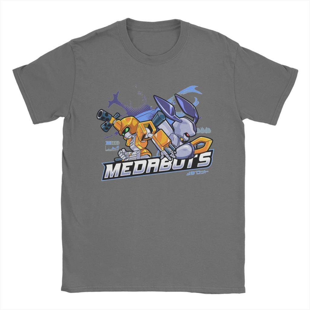Medabots Medal T Shirt Summer Leisure T Shirts Male Cotton Crew Neck Plus Size Tees Short Sleeve Streetwear Tops