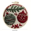 1 Pezzo Pacchetto Materiali Stoffa Ricamo Fatto a Mano Natale DIY