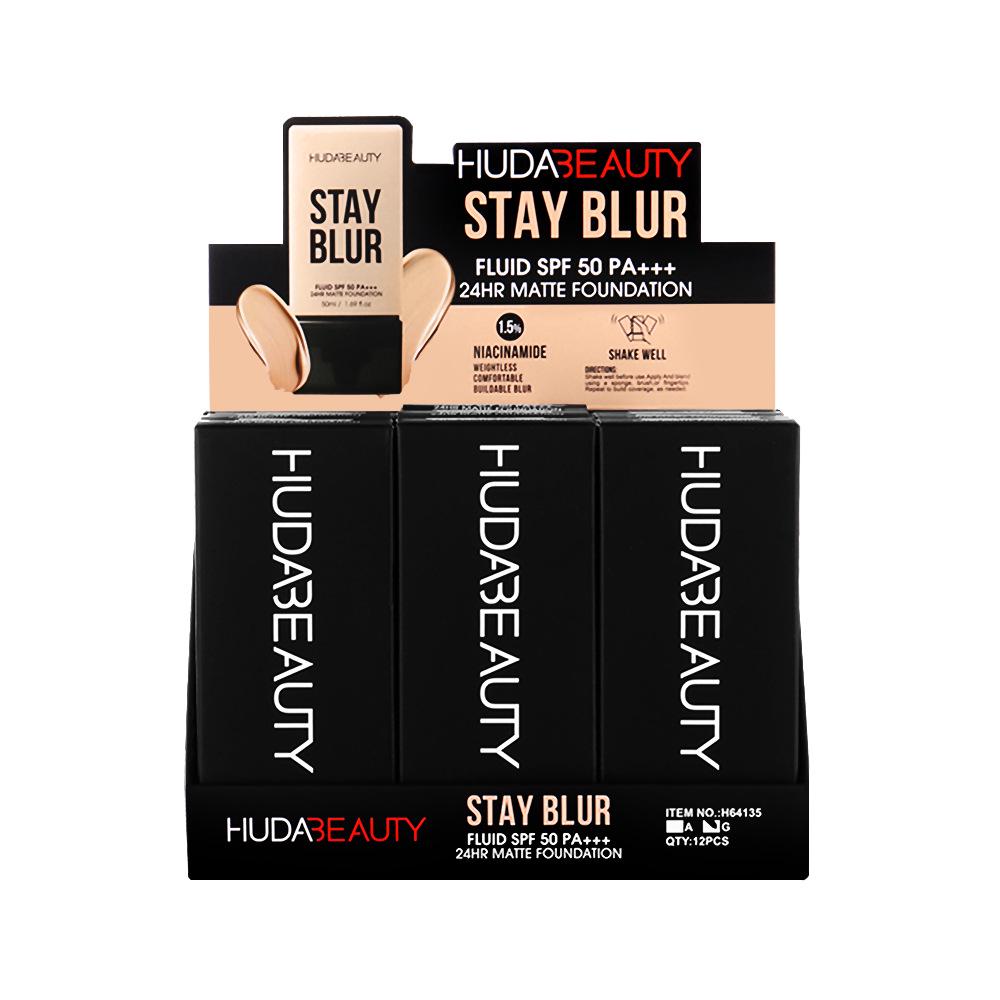 Huda Beauty Stay Blur Oil-Control Moisturizing Concealer Foundation