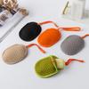 2-in-1 Bade-Luffa-Handschuh Doppelseitig Zum Entfernen von abgestorbenen Hautschüppchen und Schmutz Badehandschuh Duschlappen Schäumnetz Seifensäckchen Kann Seife hineinlegen