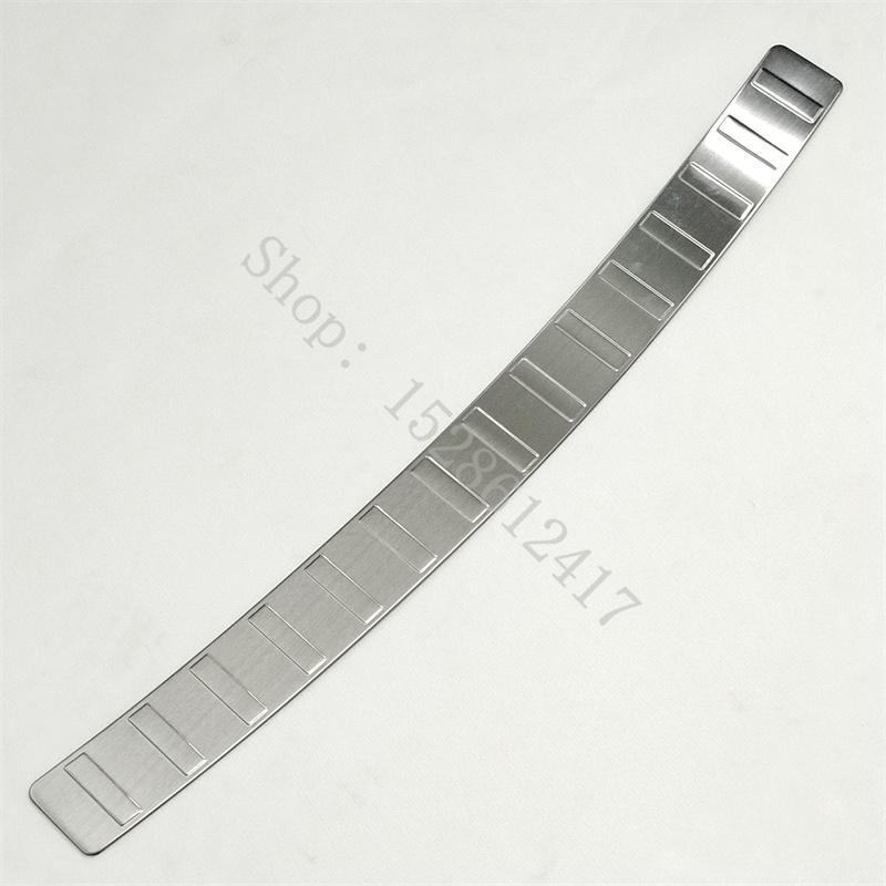 For Skoda Octavia A7 2015 2016 ~2021 Stainless Steel Rear Trunk Bumper Protector Rear Scuff Plate Rear Door Sill Car Accessories