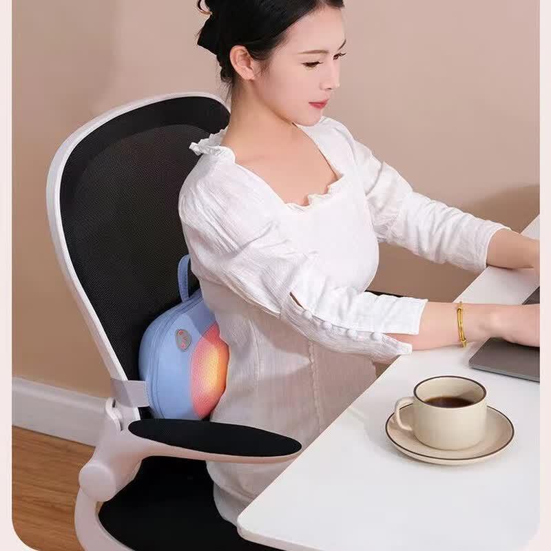 Multi-Functional Heated Kneading Neck & Body Massage Pillow CN plug (adapter included)