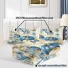 3 Pcs Harvest Pumpkin Printed Down Duvet Covers 1 Down Duvet Cover+2 Pillowcases No Core. Soft And Comfortable Bedding Set