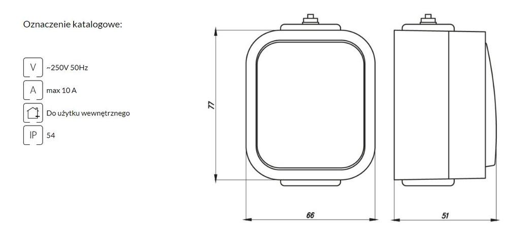 B2 Single Socket N/Tz/U Ip54 White White Flap - E+9001082