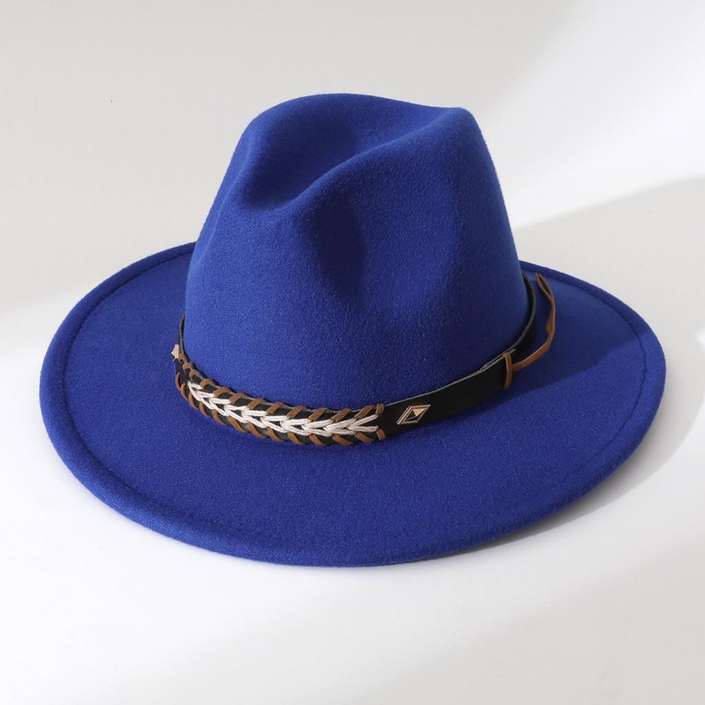 Best-selling vintage jazz hat British-style versatile party street-style western cowboy hat for men and women