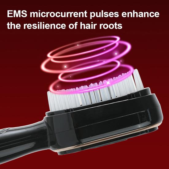 Red Light Scalp Massager, Electric Hair Growth Comb with Essence Dispenser, 3 Mode USB Rechargeable Vibration Brush for Hair Care