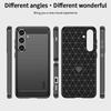 MOFI JK TPU Series-1 For Samsung Galaxy S24+ Slim-Fit TPU Case Carbon Fiber Texture Phone Cover
