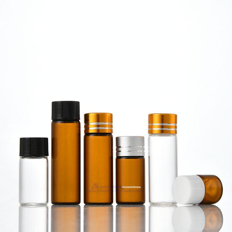 16mm Transparent 3ml Glass Vials for Antrodia Camphorata Drop Pills, Essential Oils, Health Supplements, and Medicine Powder.