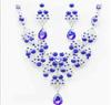 Kifu Bridal Jewelry Set: Butterfly & Teardrop Necklace Earrings for Weddings