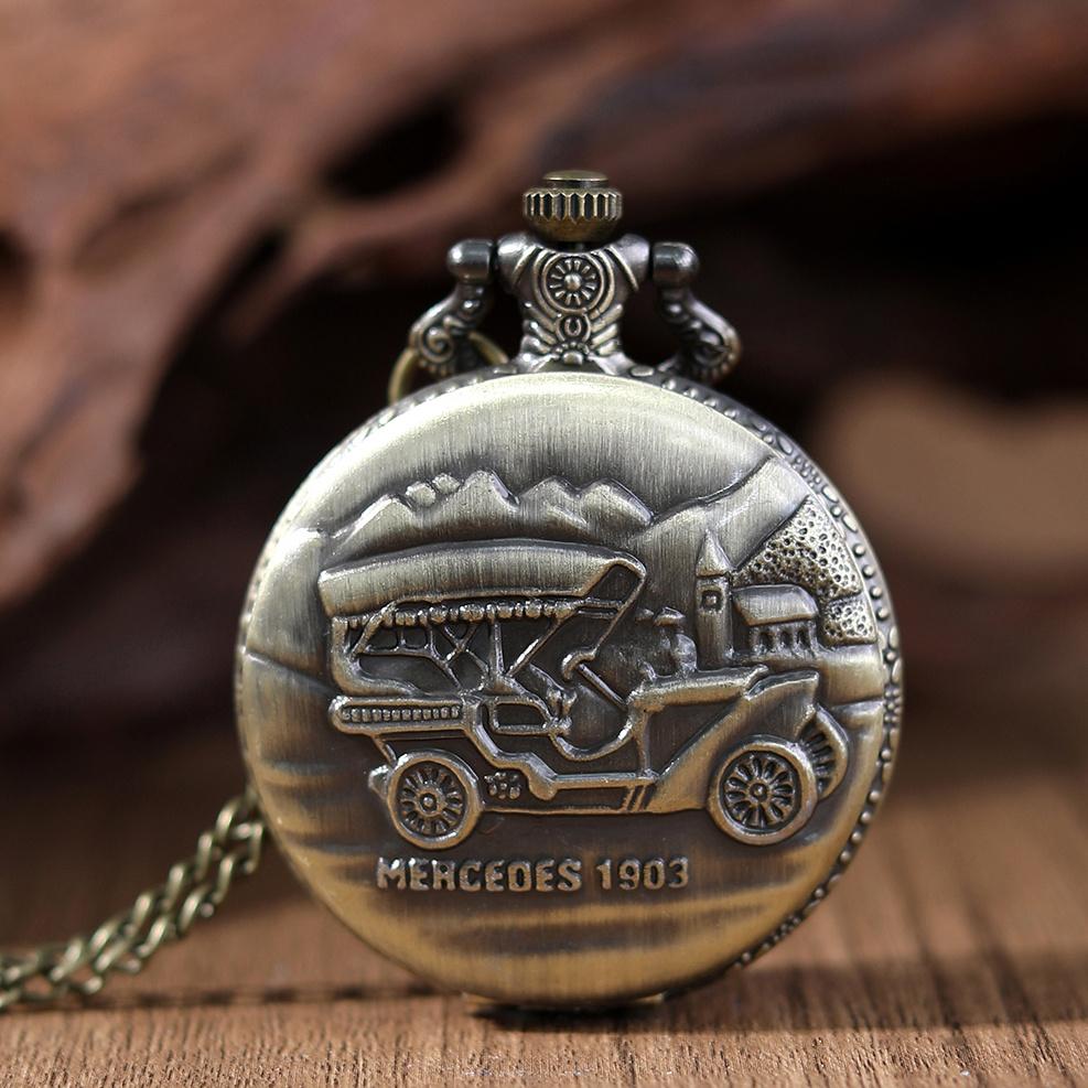 Men's Classic Quartz Watches Luxury Men Pocket Watch Fashion Women Mens Necklace Chain Watch