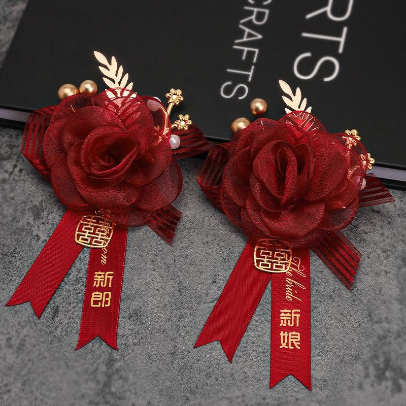 Hochwertige Anstecknadeln für Brautjungfern, Trauzeugen & Eltern - Eleganter Hochzeitsschmuck