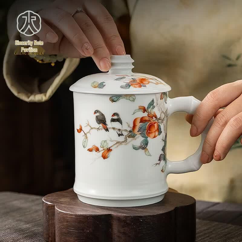 Jingdezhen Hand-painted Ceramic Office Tea Cup