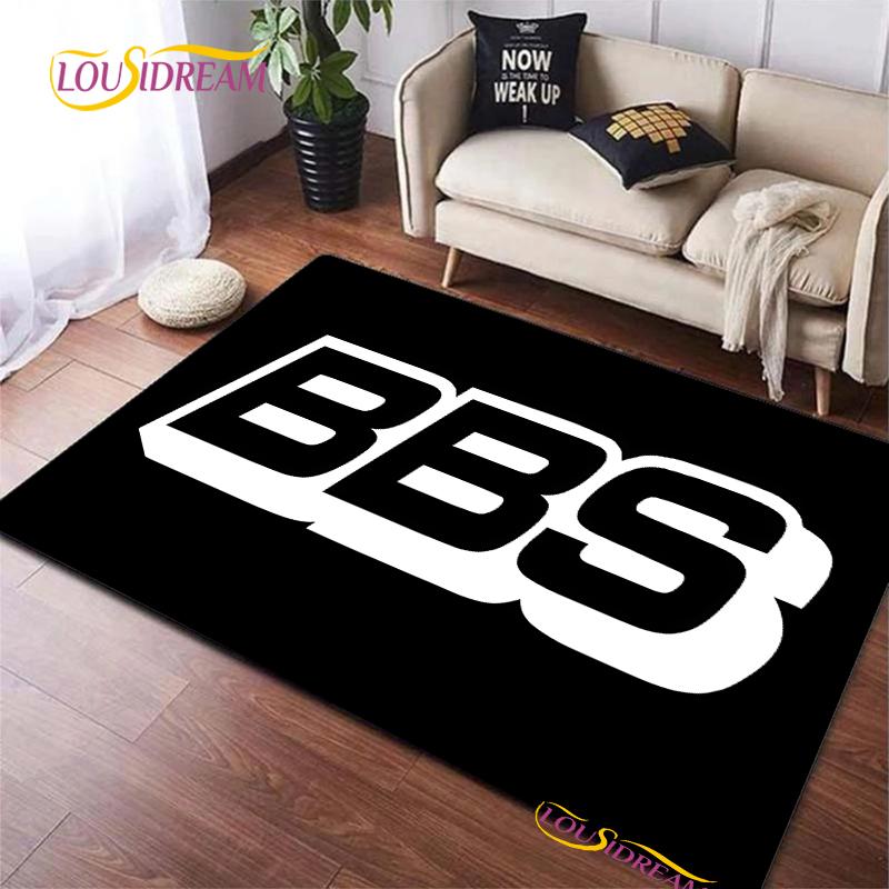 BBS Racer 3D Printed Carpet Children Play Carpet Living Room Bedroom Non-slip Carpet Photography Props Birthday Gift Alfombra