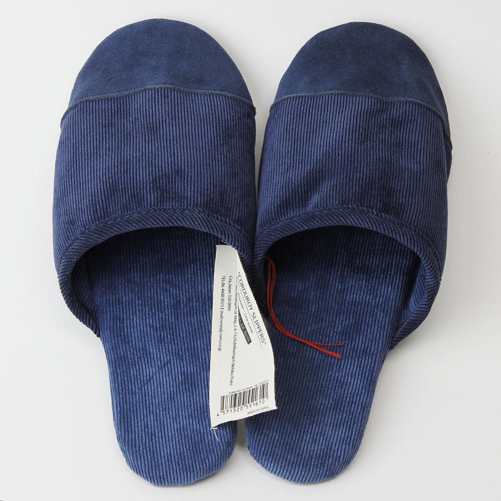 CORDUROY SLIPPERS (NB, 22.5~24.5cm)
