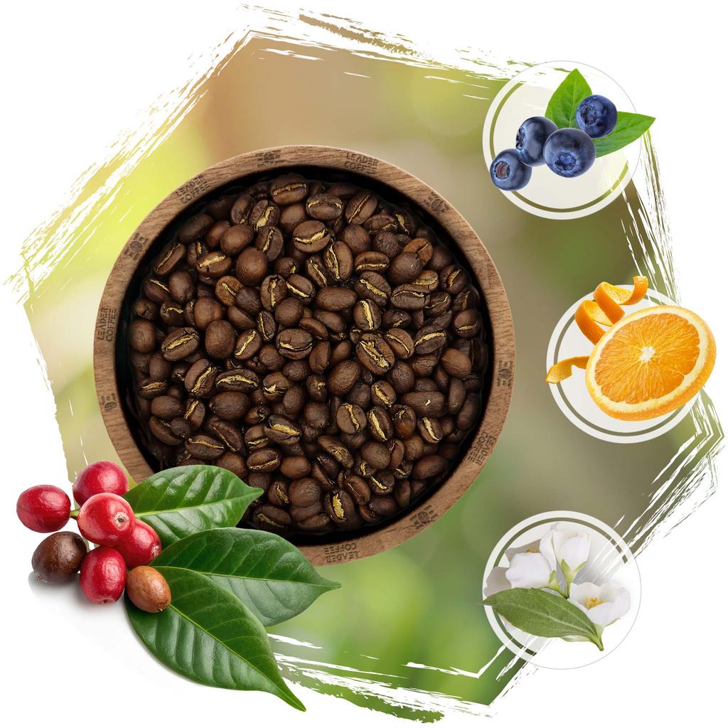 Coffee beans cafeiere Arabica Ethiopia Yirgacheffe, 500 g