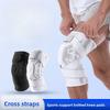 Knee Brace Adjustable Strap Silicone Pad Knee Support for Men Women Running Basketball Squat Arthritis Pain Relief Compression Knee Pad M L XL