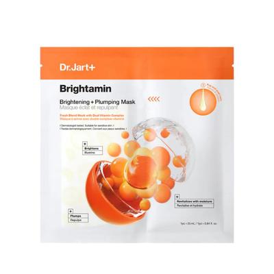 Brightamin Brightening Plumping Mask 5 Sheets Radiance & Moisture-Boosting Vitamin Mask