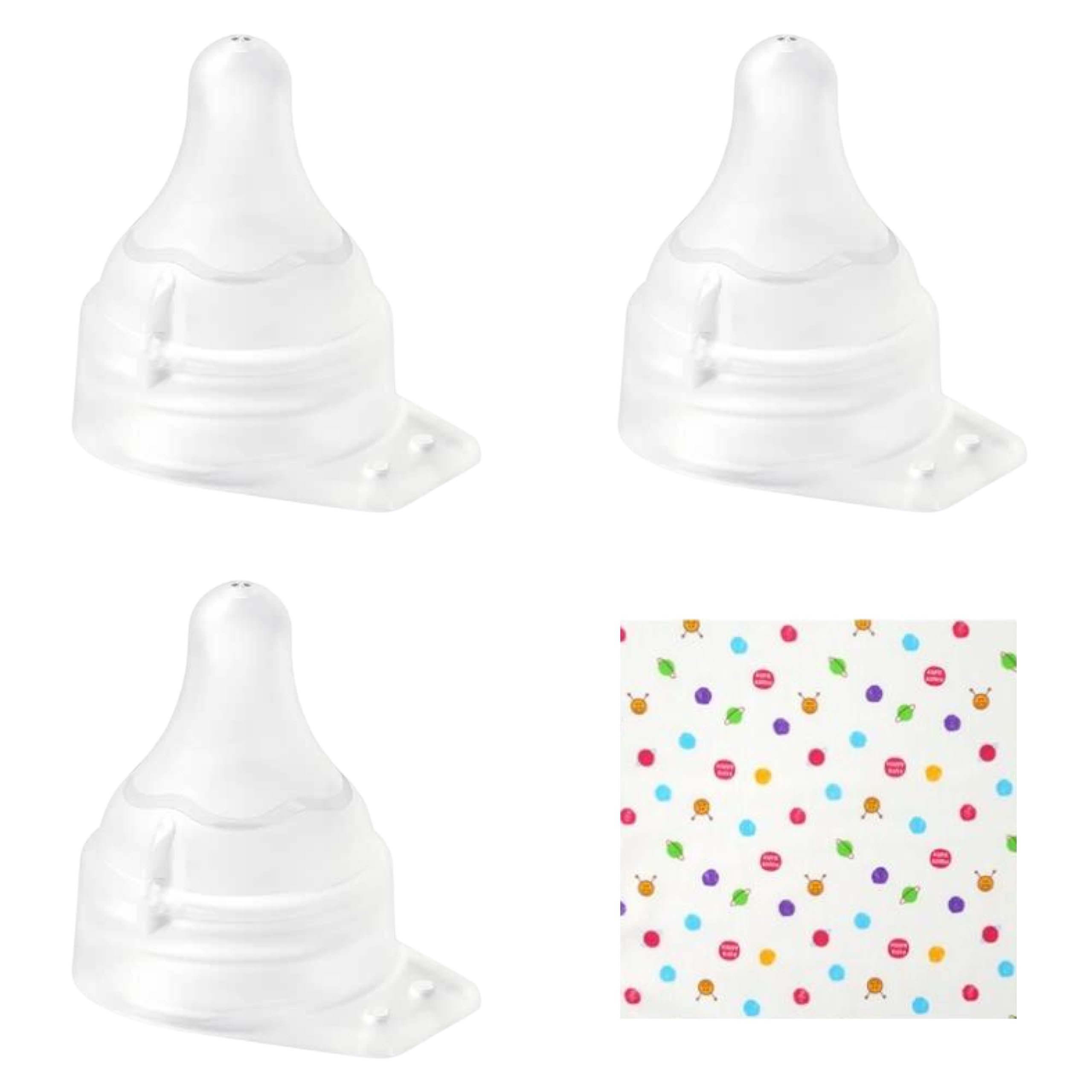 

[Set] Pigeon Breastfeeding Feeling Direct Attach Nipples, SS, for General Newborns, Set of 3, for Hospital Use, for Baby Bottles [Includes Original