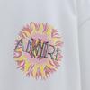 2208 Amiri 2025 Sommar Ny Herr- och Damkläder Lös Högkvalitativ Bomull Stor Storlek T-shirt Par T-shirt Solmönster Tryck