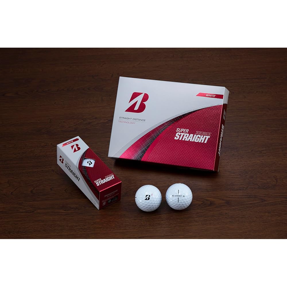 Bridgestone Super Straight Golf Balls 12 Pack White 2025 Model