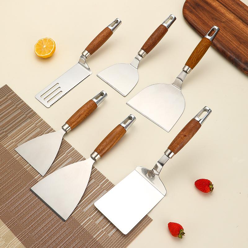 Stainless Steel Cooking and Baking Spatula: Frying, Tiramisu, Steak, Jianbing, Teppanyaki, Pancakes