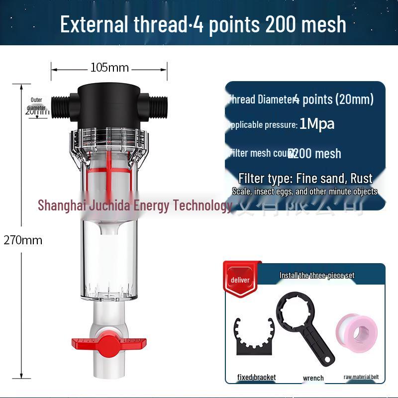 Aquarium Auto-Reinigungs-Fischabfallfilter mit selbstentleerendem Sand-Vorfilter