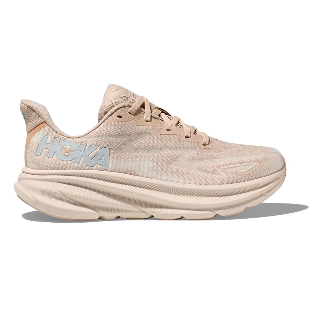 

HOKA Clifton 9 Regular Running Ivory Size for Jogging and Training Shoes, (1127895-SSEG), Men s Beige, 28.0, бежевый