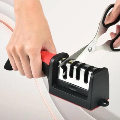 Multifunctional 4-level Professional Knife Sharpener Quick Knife Sharpener Kitchen and Household Multifunctional Knife Sharpener
