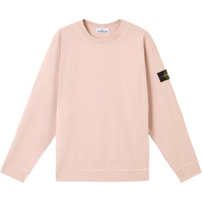 Logo Rinnamärk Lihtne Mugav Pullover Mitmekülgne Kitsas Ümmarguse Kaelusega Pikkade Varrukatega Huppar Meeste huppar K1S1561000-43S0A50-V0082
